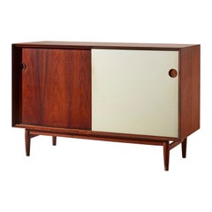 Vintage Arne Vodder Model OS11 Sideboard by Sibast with Coloured and Reversible Doors