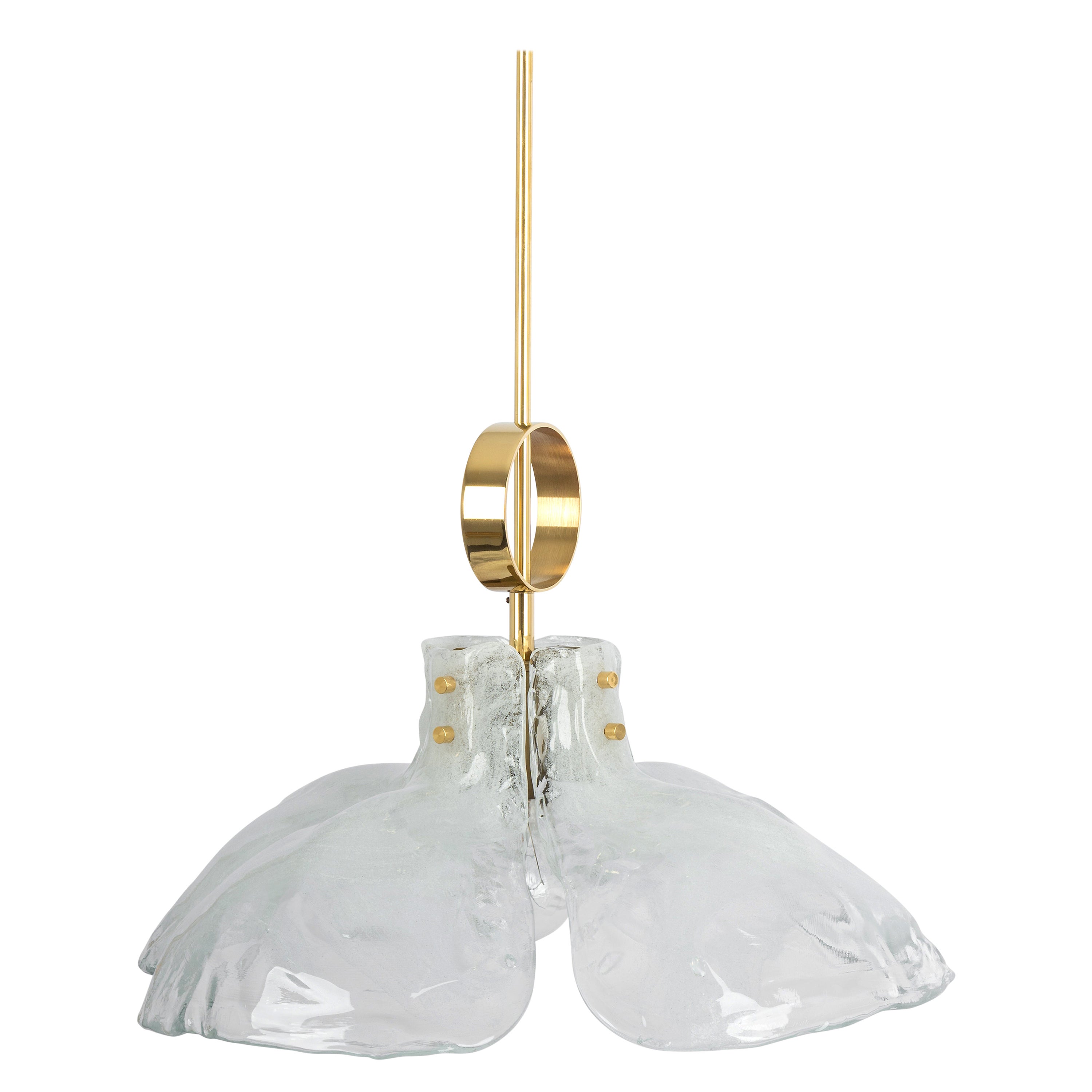 Murano Glass Chandelier Designed by Kalmar, Germany, 1960s For Sale