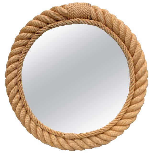 Rectangular Rope Mirror Adrien Audoux and Frida Minet, circa 1960 at ...