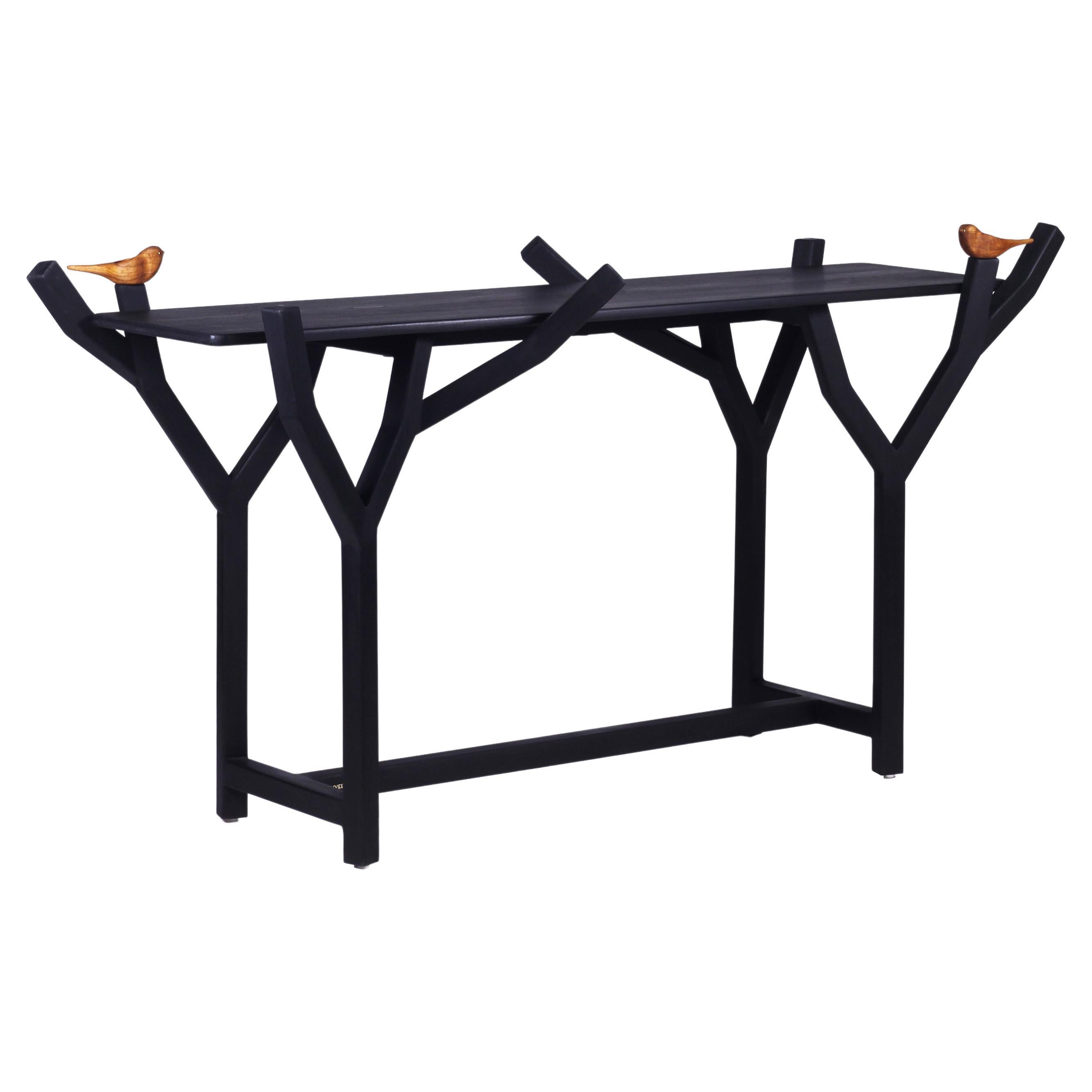 Black TOTEM Console Table, Collector's Edition, by Esvee Atelier For Sale