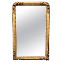 French Louis Philippe Mirror with Flowers