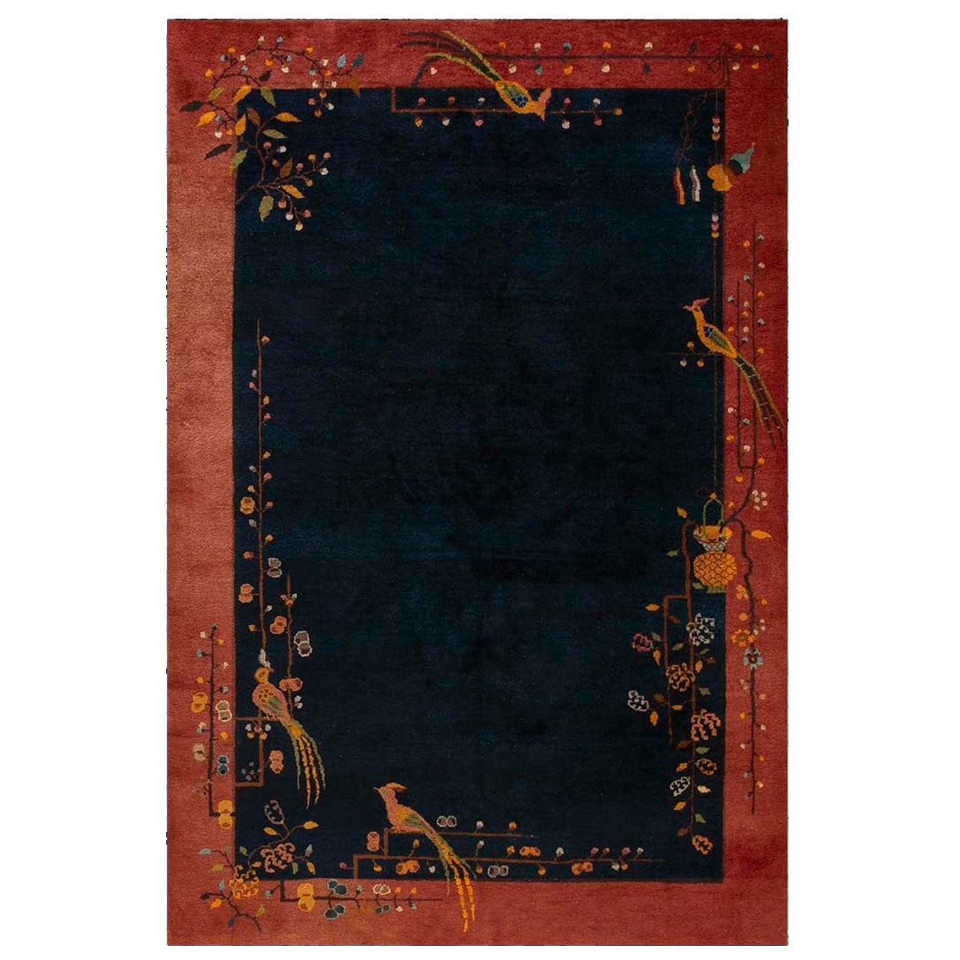1920s Chinese Art Deco Carpet ( 6' x 8'9" - 183 x 267 ) For Sale