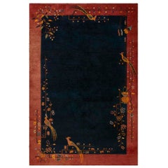 Tapis chinois Art Déco des années 1920 ( 6' x 8'9" - 183 x 267 )