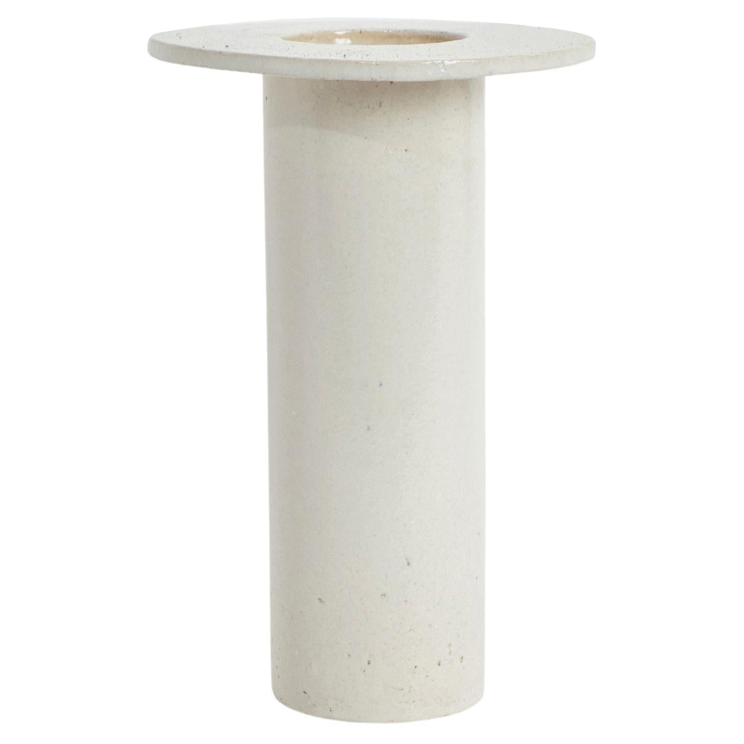 Cylinder Vase in Cream by Project 213A For Sale at 1stDibs