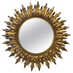 19th Century Sunburst Mirror