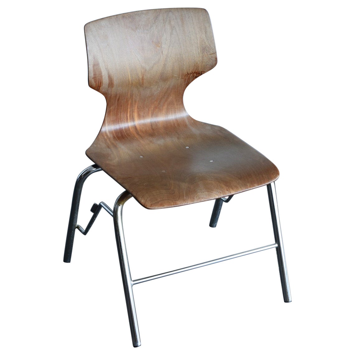 "AIPAG"/Japanese and German Modern Stacking Chairs/PAGHOLZ/PAGWOOD/Stock B For Sale