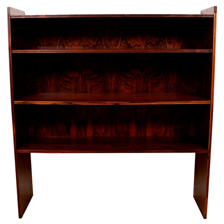 Royal Danish Embassy Slender-Edged Bookcase by Grete Jalk in Brazilian Rosewood