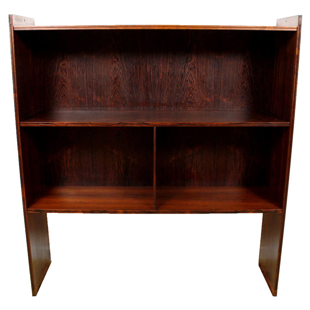 Brazilian Rosewood Slender Edged Bookcase from Royal Danish Embassy For Sale