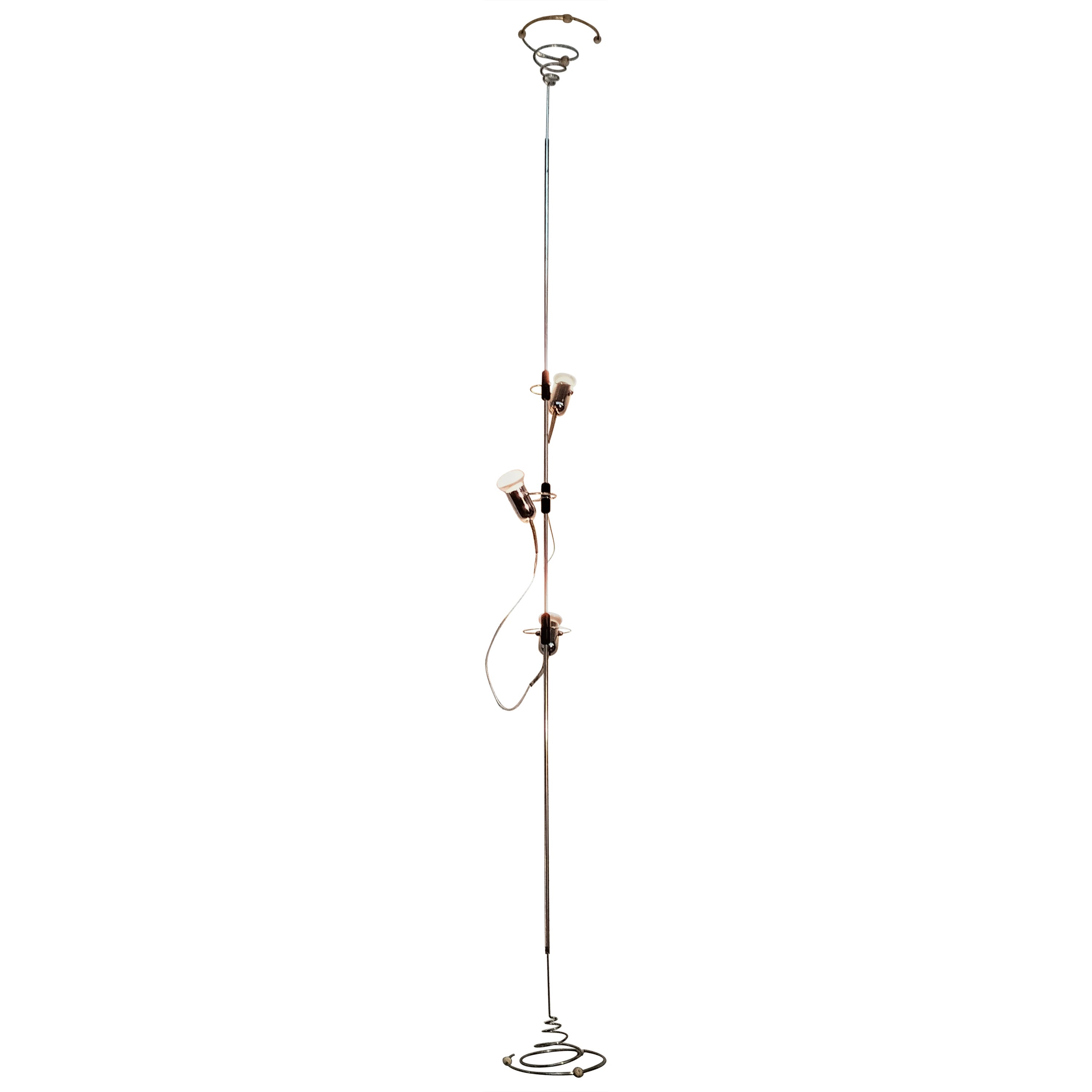 Adjustable Floor Lamp Sky by Francesco Fois for Reggiani 60s 70s For Sale