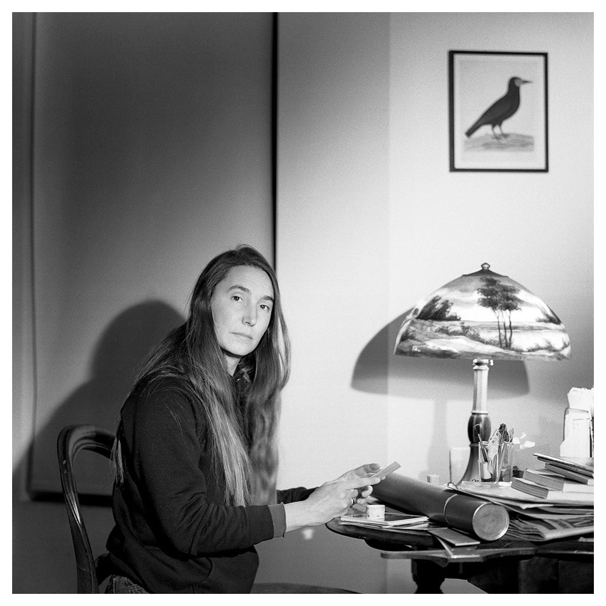 Vintage Photograph of Jenny Holzer, 1984, NYC For Sale