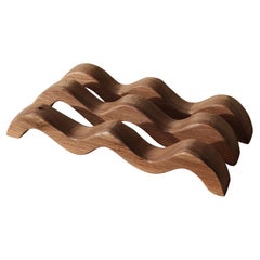 Vagues Wood Trivet by Alice Lahana Studio