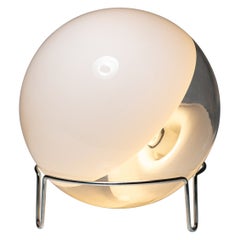 "Sfera" Round Murano Table Lamp by Angelo Mangiarotti for Skipper, Italy, 1970s