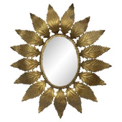 19th Century Sunburst Mirror Sku 281