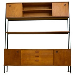 Midcentury Teak Wall or Shelving Unit from Avalon, 1960s