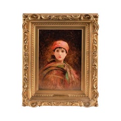 Georges Croegaert (Belgien 1848-1923), Porträt einer jungen orientalischen Frau