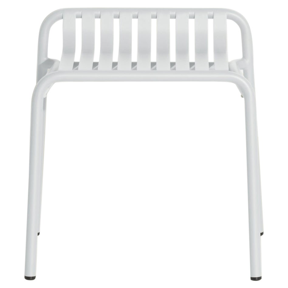 Petite Friture Week-End Stool in Pearl Grey Aluminium by Studio BrichetZiegler For Sale