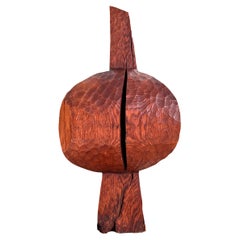 Chiselled Oak Sculpture by Hugh Townley
