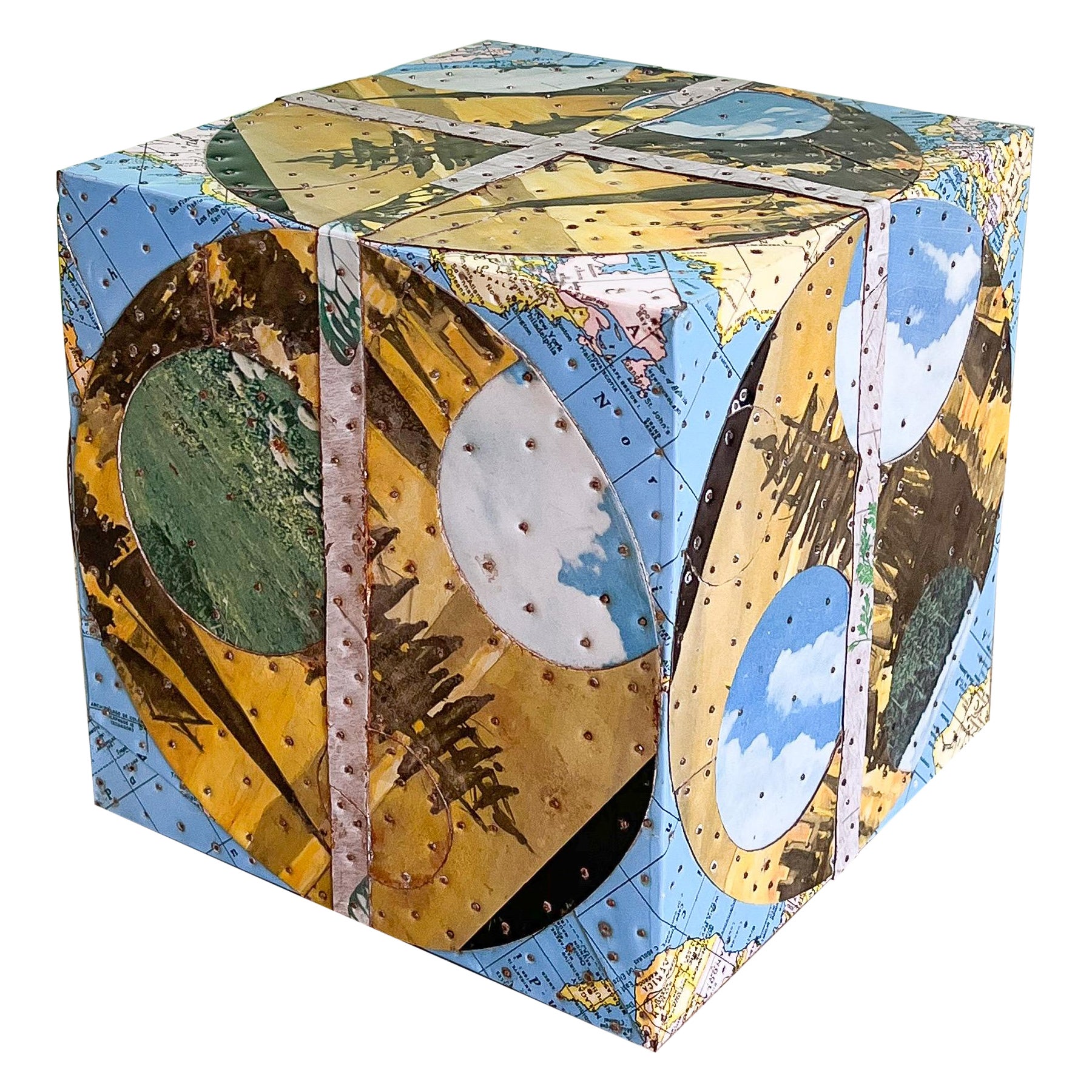 Collage de cubiques de Tony Berlant