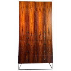 Rosewood Dresser Armoire by Roger Rougier