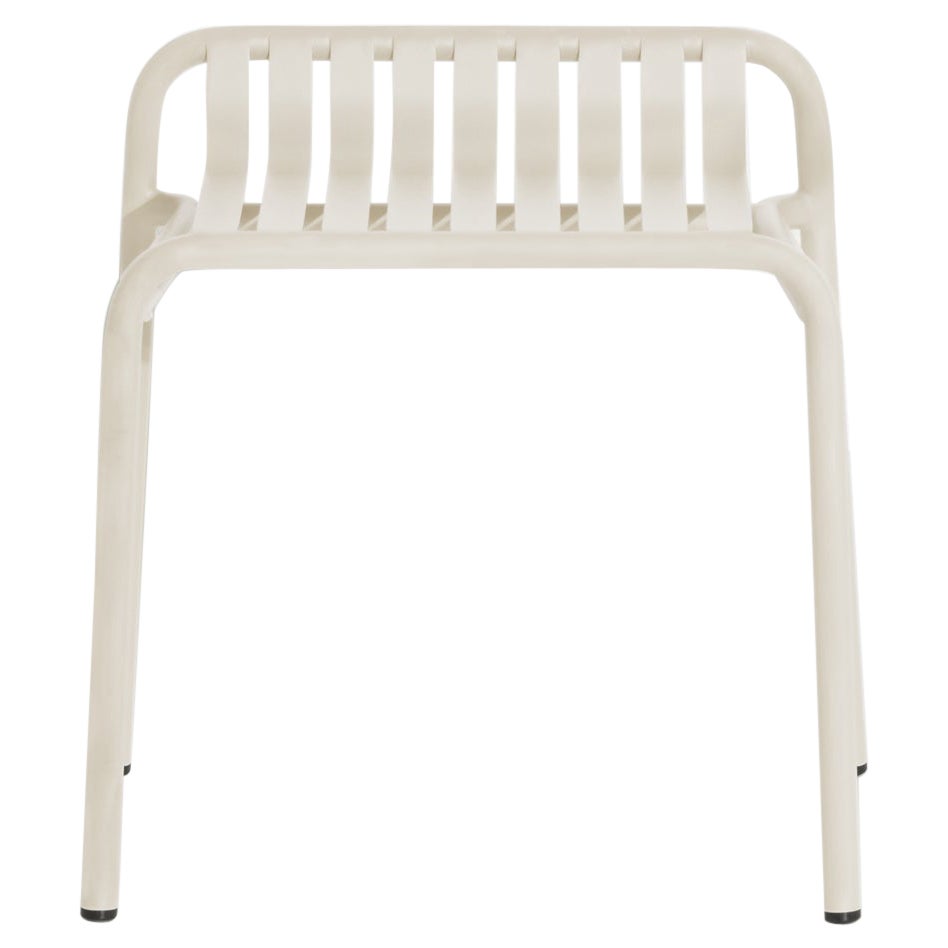 Petite Friture Week-End Stool in Ivory Aluminium by Studio BrichetZiegler For Sale