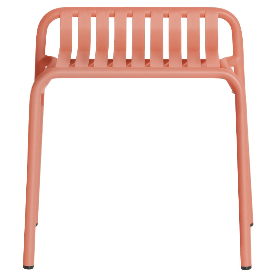 Petite Friture Week-End Stool in Coral Aluminium by Studio BrichetZiegler For Sale