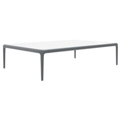 Xaloc Grey Coffee Table 120 with Glass Top by Mowee