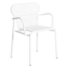 Petite chaise Bridge Week- End de Friture en aluminium blanc par Studio BrichetZiegler