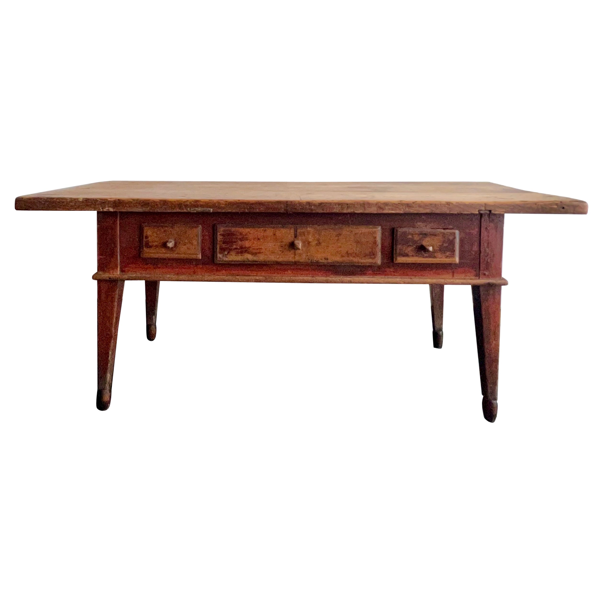 Console spagnola aragonese del XVIII secolo in colore originale in vendita