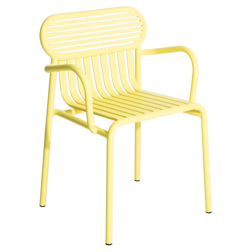 Petite Friture Week-End Bridge Chair in Yellow Aluminium, 2017 For Sale
