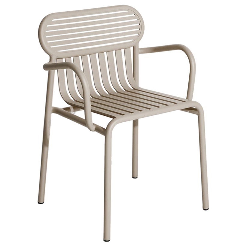 Petite Friture Week-End Bridge Chair in Dune Aluminium by Studio BrichetZiegler For Sale