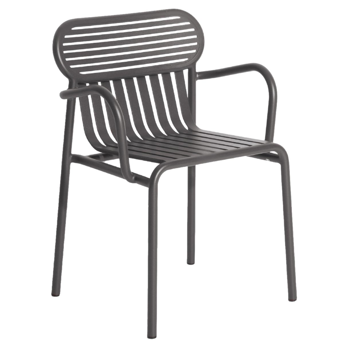 Petite Friture Week-End Bridge Chair in Anthracite Aluminium, 2017 For Sale