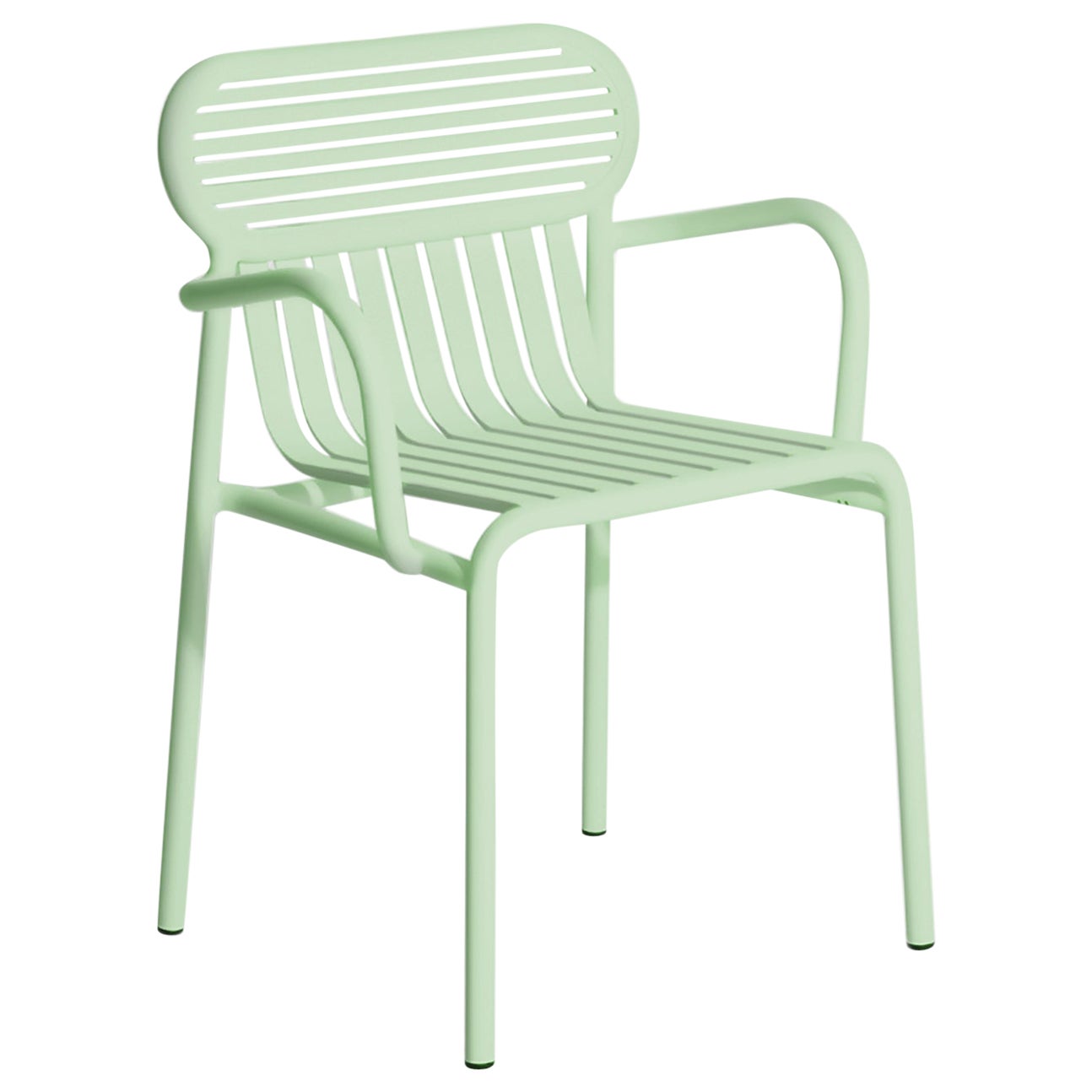 Petite Friture Week-End Bridge Chair in Pastel Green Aluminium, 2017 For Sale