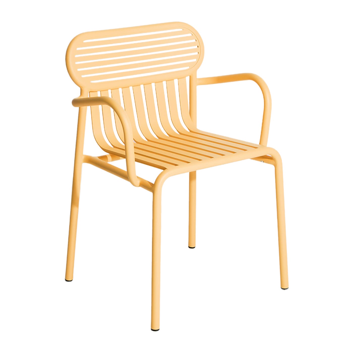 Petite Friture Week-End Bridge Chair in Saffron Aluminium, 2017 For Sale