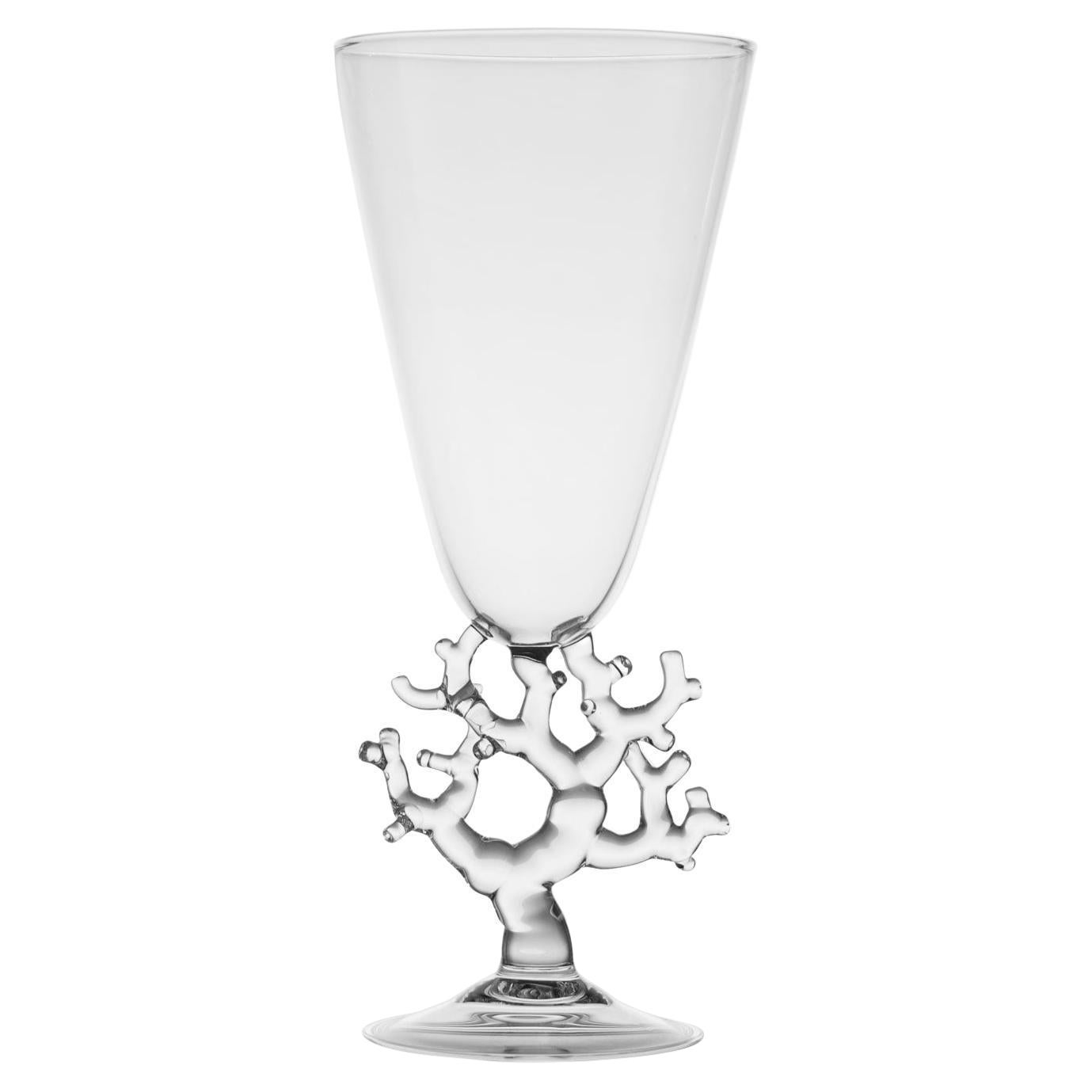 Vase « Coral Vase » en verre soufflé à la main de Simone Crestani