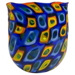 Jeremy Popelka Art Glass Murrini Vase 2001