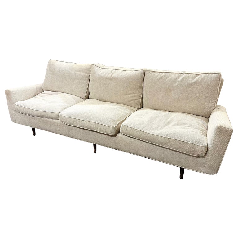 Early Florence Knoll 3-Seat Model 26 Sofa For Sale