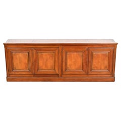Vintage Baker Furniture French Louis Philippe Cherry Wood Sideboard Credenza, 1960s