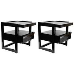 Pair of Paul Laszlo Nightstands 