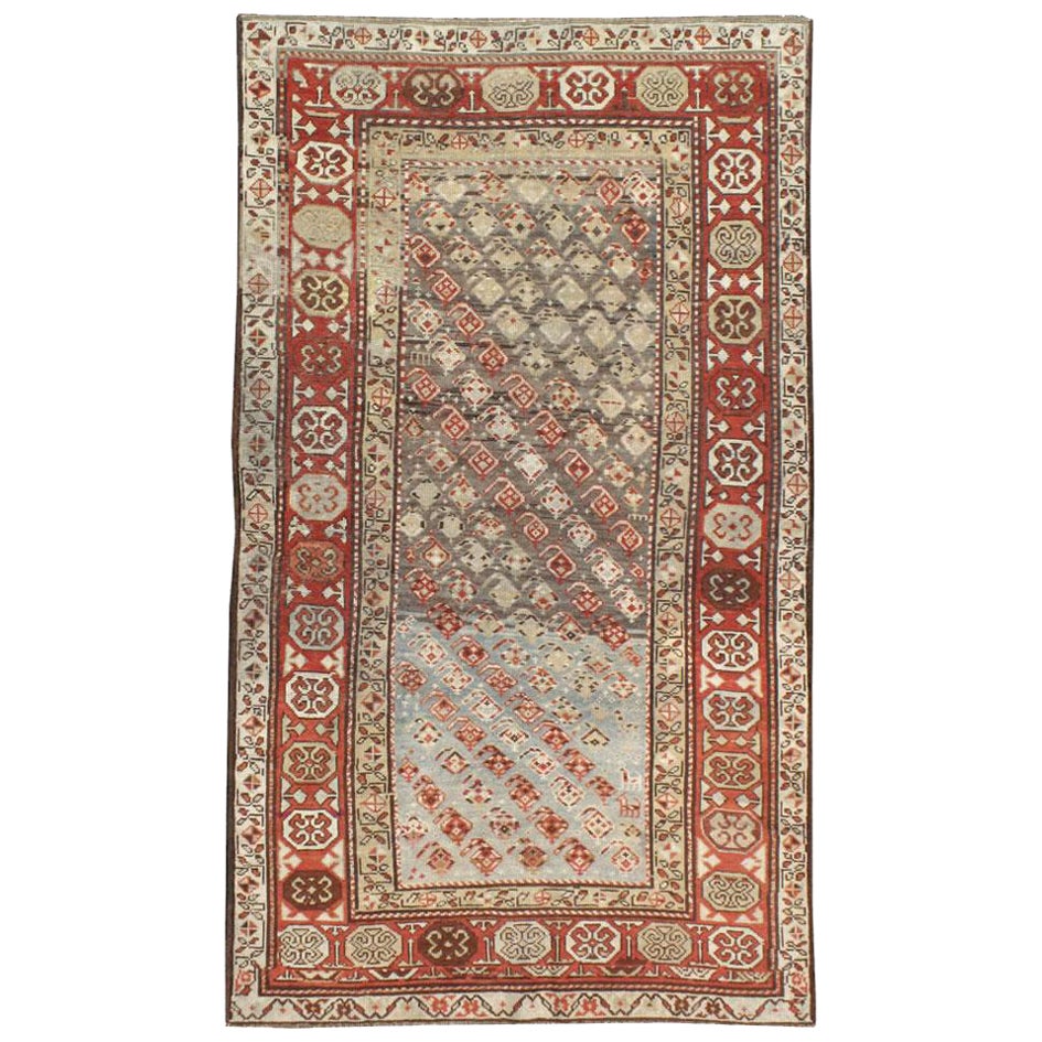Early 20th Century Handmade Persian Kurd Small Accent Rug For Sale