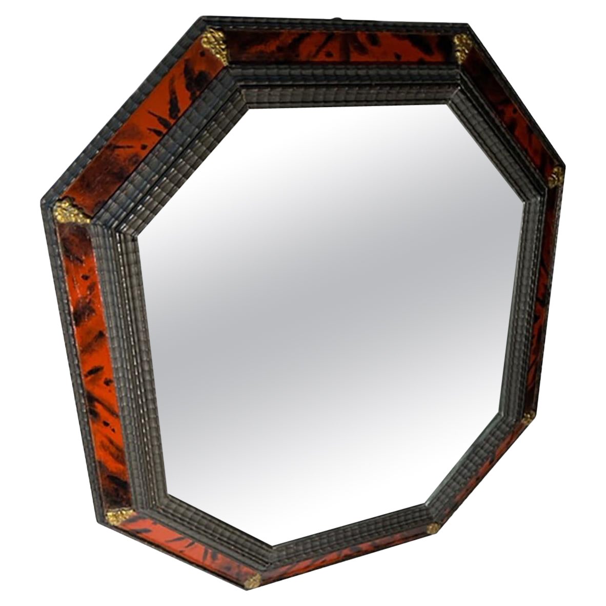 Italian Faux Tortoiseshell Mirror