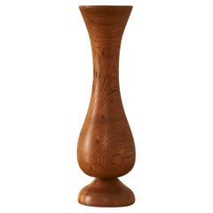 Vintage Vallauris Wooden Vase