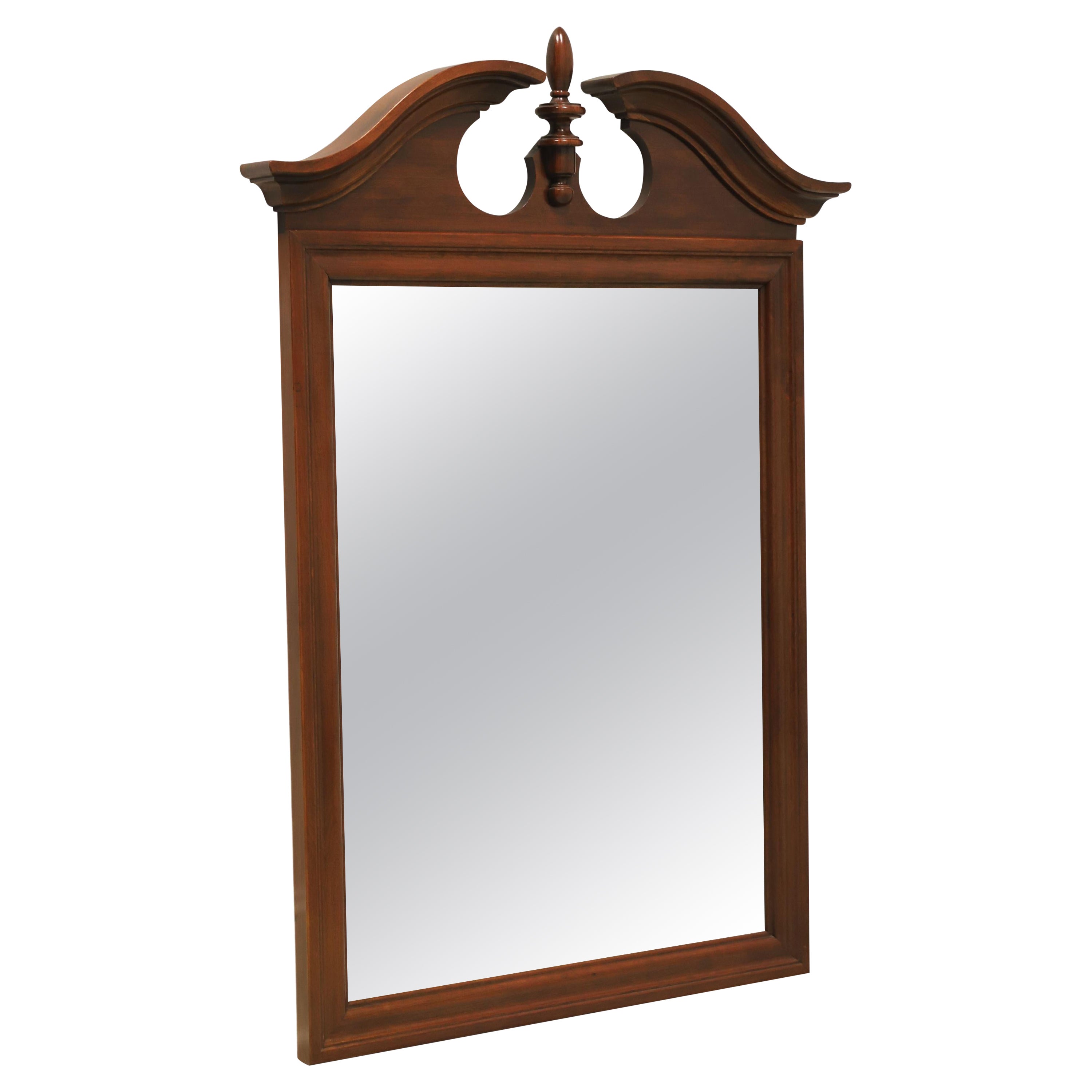 JAMESTOWN STERLING Cherry Chippendale Wall Mirror For Sale