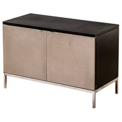 Antique 20th Century Florence Knoll Chromed Two Position Credenza Mod. 2544, 60s