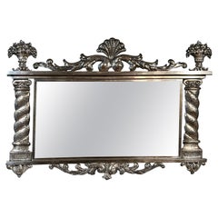 Antique 1820, Silverplated Mirror