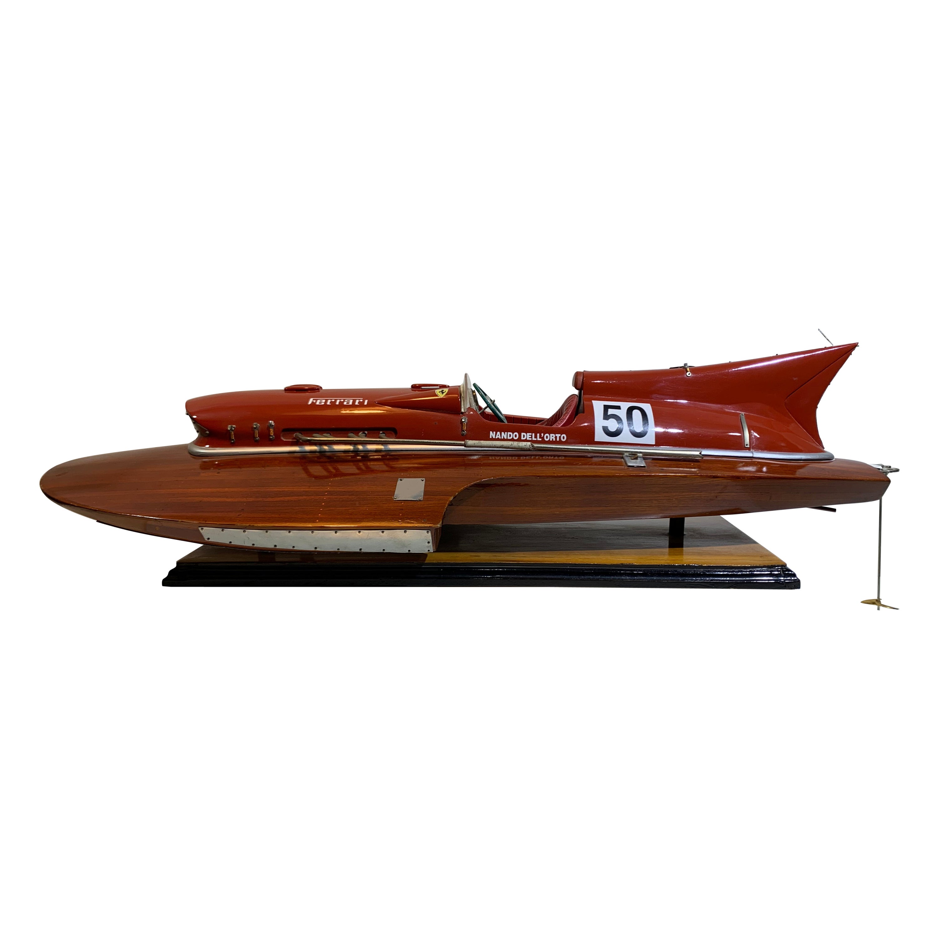 Ferrari Vintage Arno XI Wooden Speedboat 