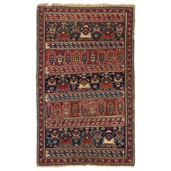 4' x 6'7'' Antique Caucasian Karagashli Shirvan Rug, circa 1915