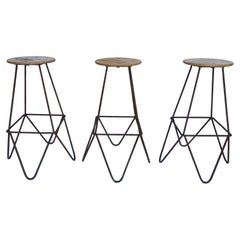 Used Iron Barstools Set of 3