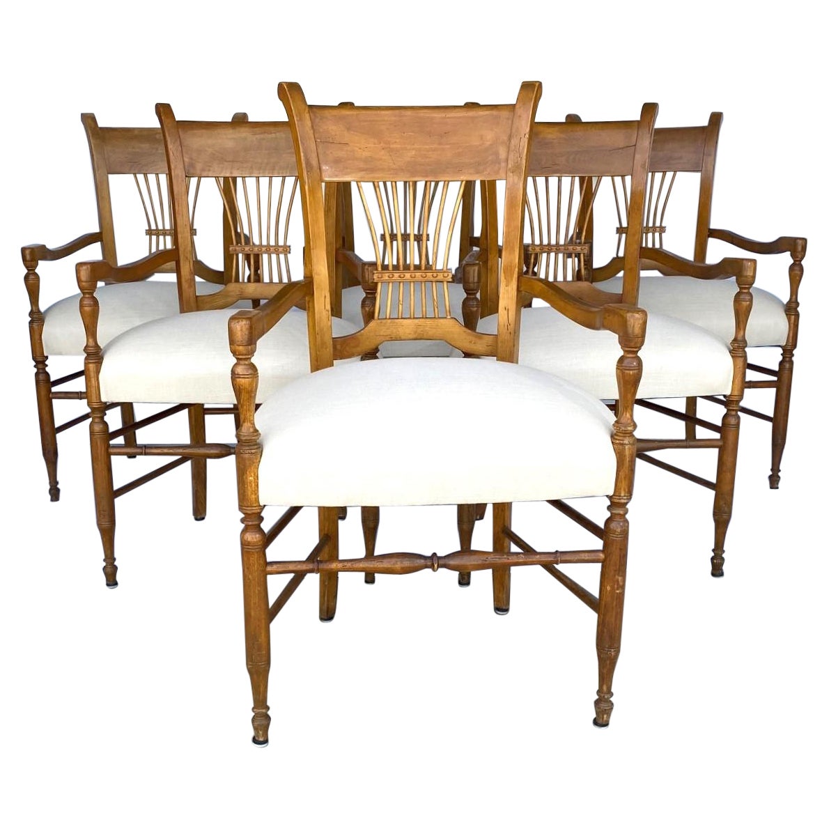 Italian Dining Chairs Set of 6