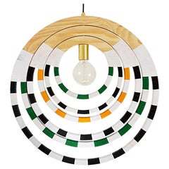 Lampe à suspension design Tribal Signature - Emerald