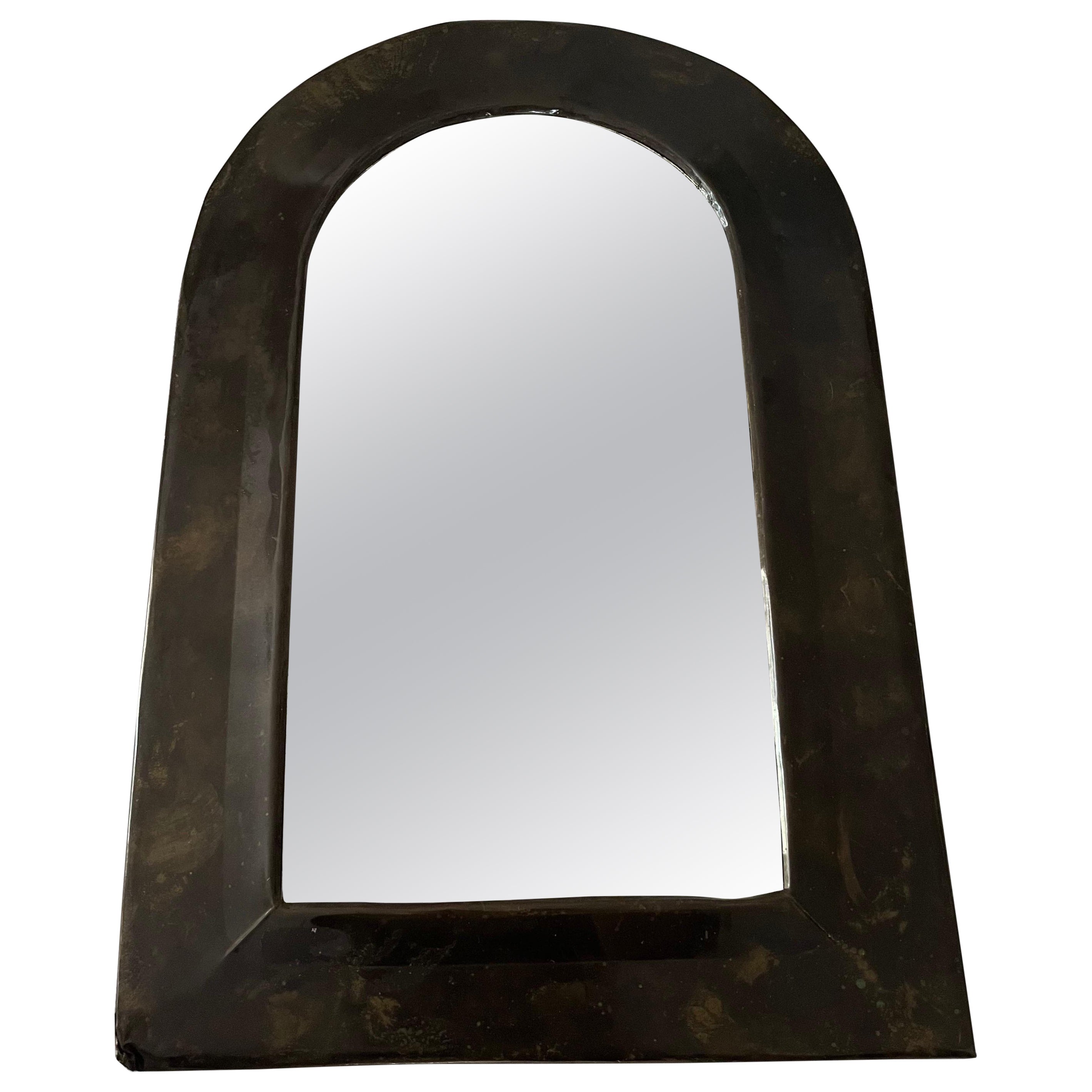 Brass Mirror 1940s -Antiques For Sale